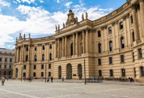 Humboldt University Berlin in summer day, Berlin, Germany