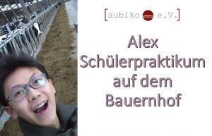 Alex Schülerpraktikum auf dem Bauernhof Alex Schülerpraktikum auf dem Bauernhof