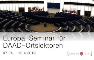 Europa-Seminar für DAAD-Ortslektoren